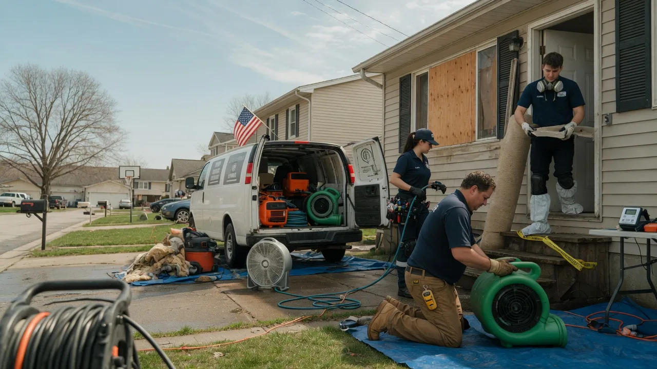 Water Damage Restoration in Colfax, IL near me